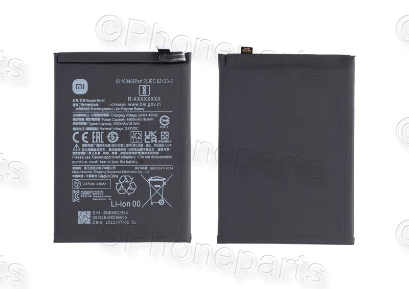 Batería Compatible BN5C Xiaomi Poco M4 PRO 5G, Redmi Note 11s 5G, Redmi Note 11T 5G