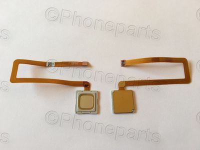 Botón Menu (Home) Sensor Huella Huawei Mate7 Dorado