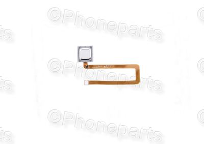 Botón Menu (Home) Sensor Huella Huawei Mate7 Plata