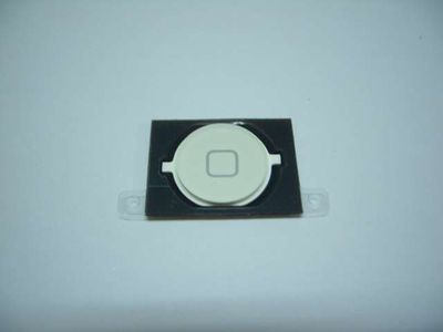 Botón Menu (Home) Apple iPhone 4S Blanco con Goma