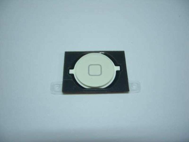 Botón Menu (Home) Apple iPhone 4S Blanco con Goma