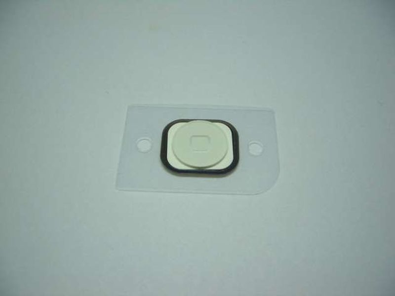 Botón Menu (HOME) Apple iPhone5 Blanco con Goma