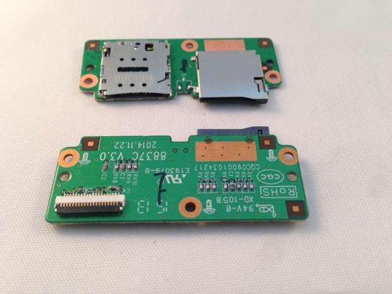 Placa con Lector Sim y Tarjeta Memoria BQ Edison3 Versión 3G