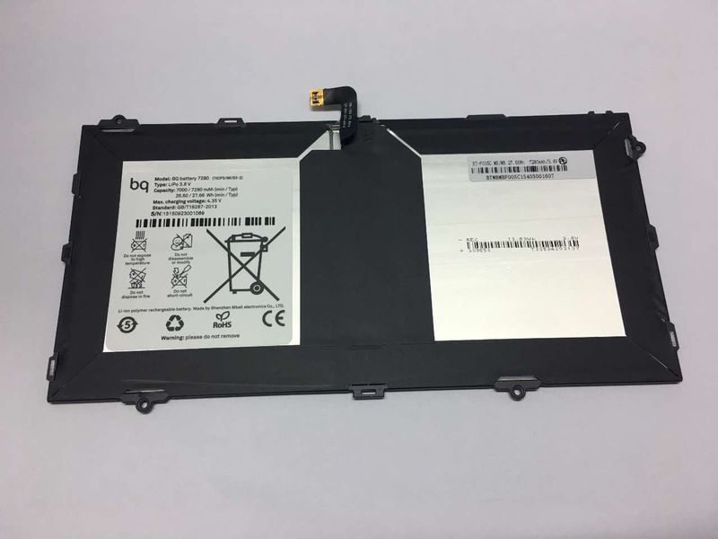 Batería Original BQ M10 HD M10 FHD 7280 mAh