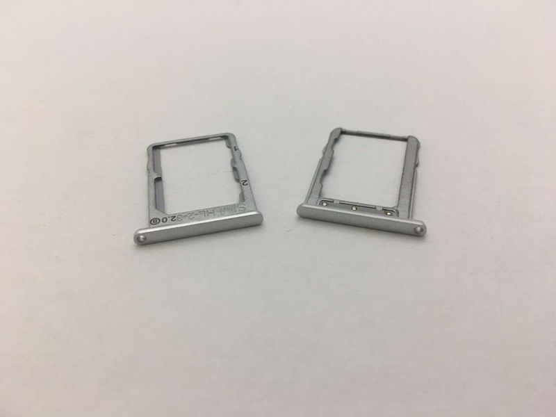 Bandeja Porta SIM BQ Aquaris X5 Blanco Plata