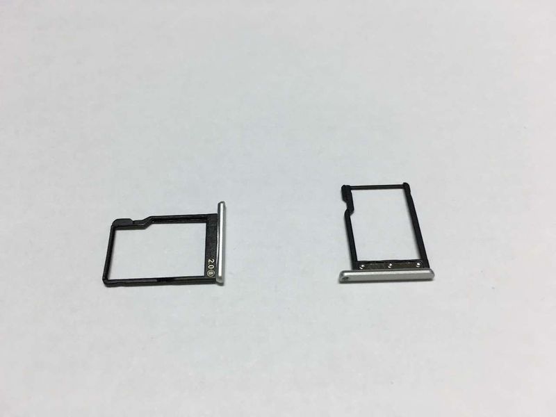 Bandeja microSD BQ Aquaris X5 Blanco Plata