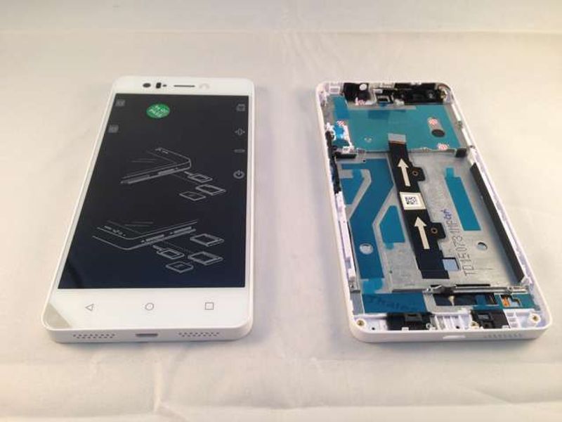 Pantalla Completa BQ Aquaris M5 Blanco con Marco OUTLET