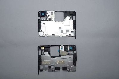 Carcasa Metálica Central BQ E5S con Lente Cámara