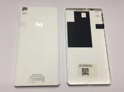 Carcasa Trasera Tapa Batería BQ Aquaris E6 Blanco