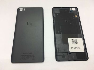 Carcasa Trasera Tapa Batería BQ Aquaris M5.5 Negro