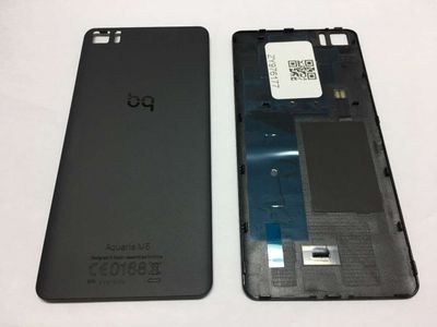 Carcasa Trasera Tapa Batería BQ Aquaris M5 Negro