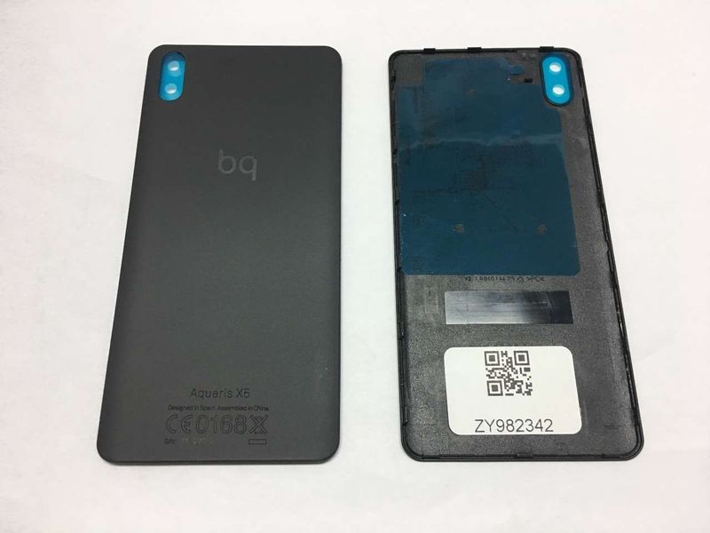 Carcasa Trasera Tapa Batería BQ Aquaris X5 Gris Antracita