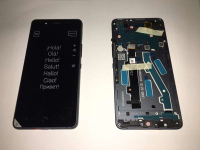 Pantalla Completa BQ Aquaris X5 Plus Gris Acrílico