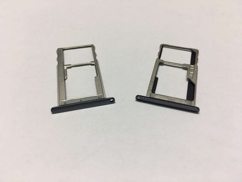 Bandeja Porta SIM y SD BQ Aquaris U Plus Gris Antracita