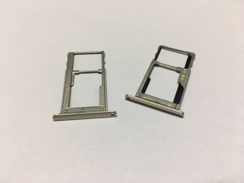 Bandeja Porta SIM y SD BQ Aquaris U / U Lite Blanco Dorado