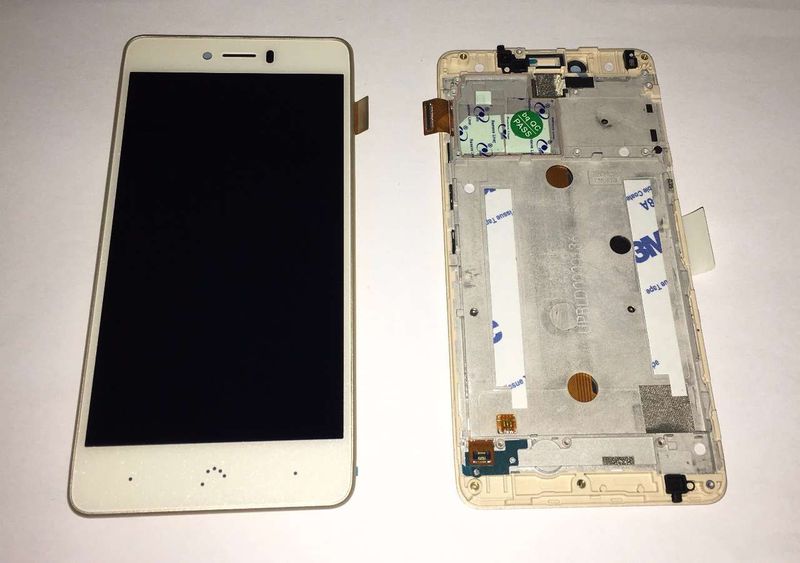 Pantalla Completa BQ Aquaris U Plus Blanco dorado