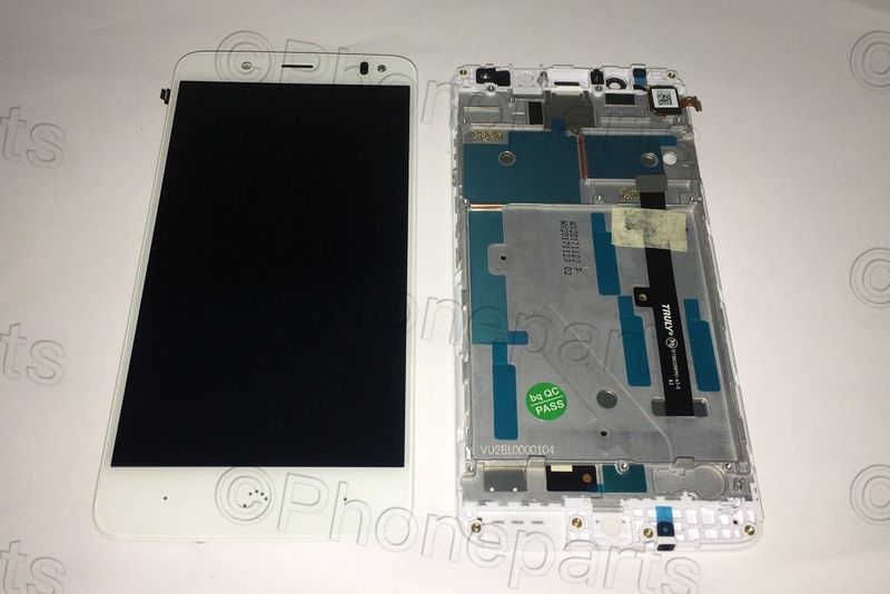 Pantalla Completa BQ Aquaris V, U2, U2 Lite Blanco sin marco