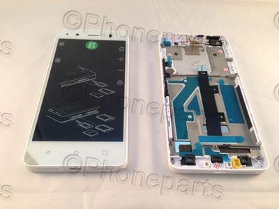 Pantalla Completa BQ Aquaris M4.5 Blanco con Marco RECUPERADO