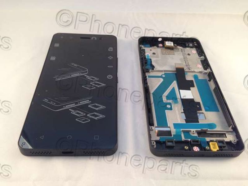 Pantalla Completa BQ Aquaris M4.5 Negro con Marco RECUPERADO