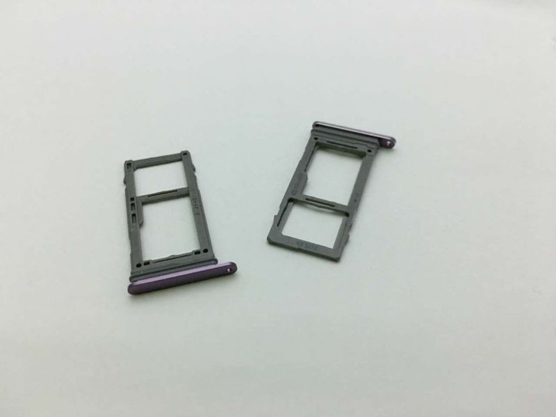 Bandeja Porta Nano SIM y MicroSD Samsung Galaxy S9 G960 Lila