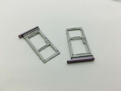 Bandeja Porta Nano SIM y MicroSD Samsung Galaxy S9+ PLUS G965 Lila