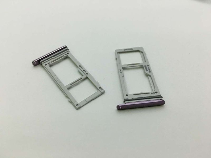 Bandeja Porta Nano SIM y MicroSD Samsung Galaxy S9+ PLUS G965 Lila