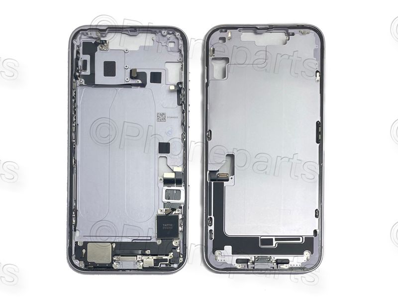 Chasis Intermedio Lila  Apple Iphone 14 Plus Original Desmontado con Flex de Volumen y Encendido. SWAP Grado A