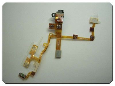 Cable Flex con Botón de Encendido Conec. Audio Apple iPhone 3G 3GS Neg