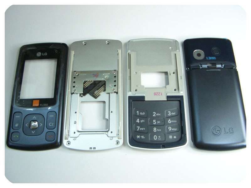 Carcasa Completa con Teclados LG KU380 Azul (Orange)