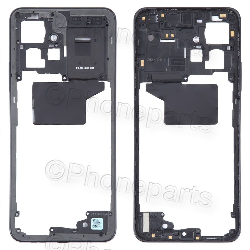 Carcasa Trasera Negra Xiaomi Redmi Note 12 4G