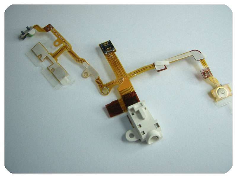 Cable Flex con Botón de Encendido Conec. Audio Apple iPhone 3G 3GS Bla