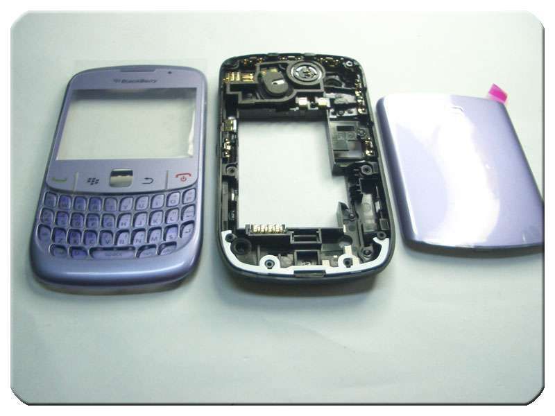 Carcasa Completa con Teclado BlackBerry 8520 Lila Claro