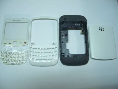 Carcasa Completa BlackBerry 9300 Blanco con Teclado