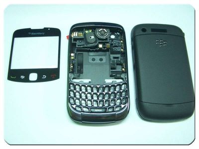 Carcasa Completa BlackBerry 9300 Negra con Teclado
