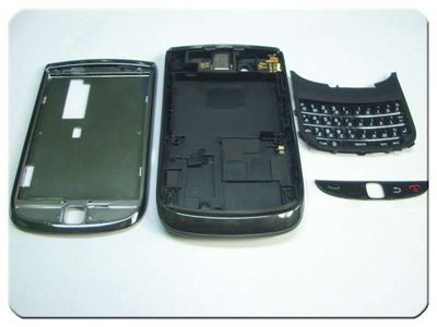 Carcasa Completa con Teclado BlackBerry 9800 Negra