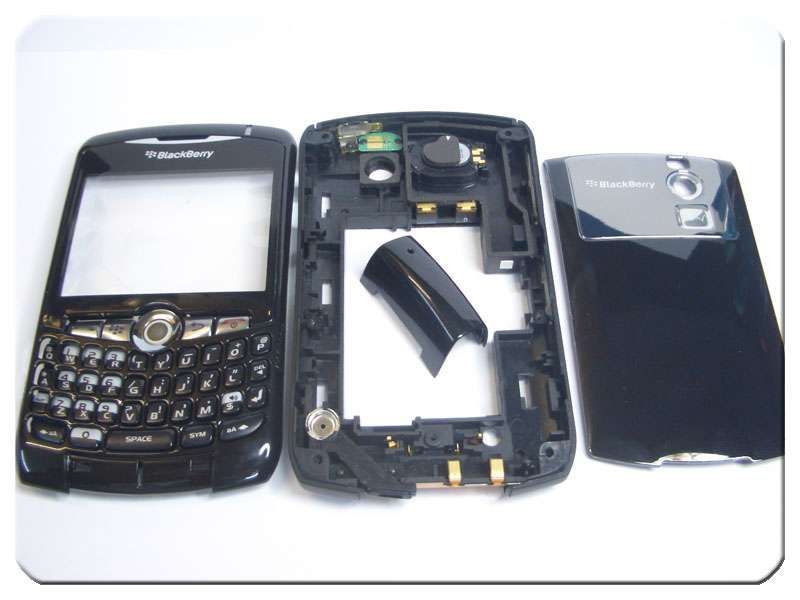 Carcasa Completa BlackBerry 8300, 8310, 8320 Negra CON TECLADO