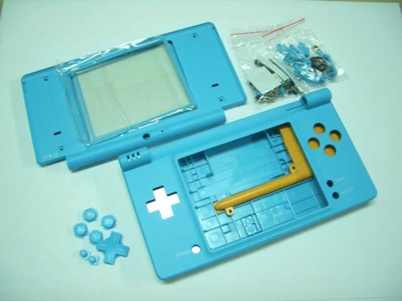 Carcasa Completa Nintendo DSI con Botones y Tornillos Azul Claro