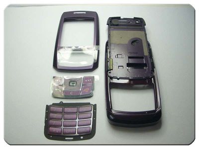 Carcasa con Teclados y Deslizante Samsung E250 Lila