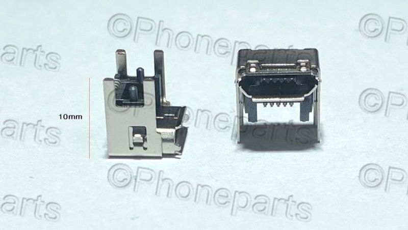 Conector de Carga MicroUSB Elevado para altavoz Bluetooth JBL 10mm