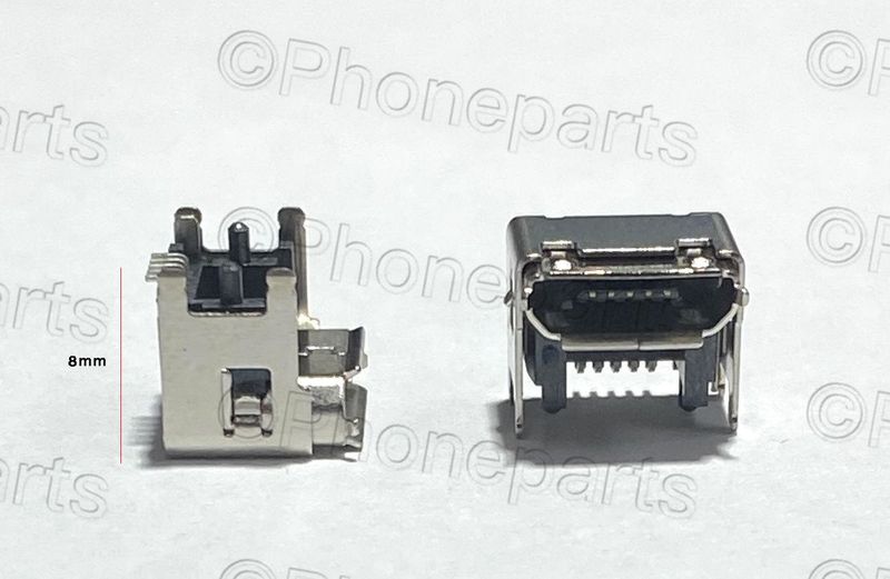 Conector de Carga MicroUSB Elevado para altavoz Bluetooth JBL 8mm