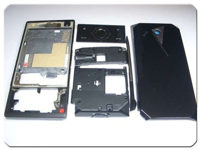 Carcasa Completa con Teclado y Lápiz HTC P3700 Diamond Negra