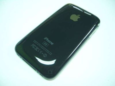 Carcasa Trasera con Marco, Flex Apple iPhone 3G Negra 8GB