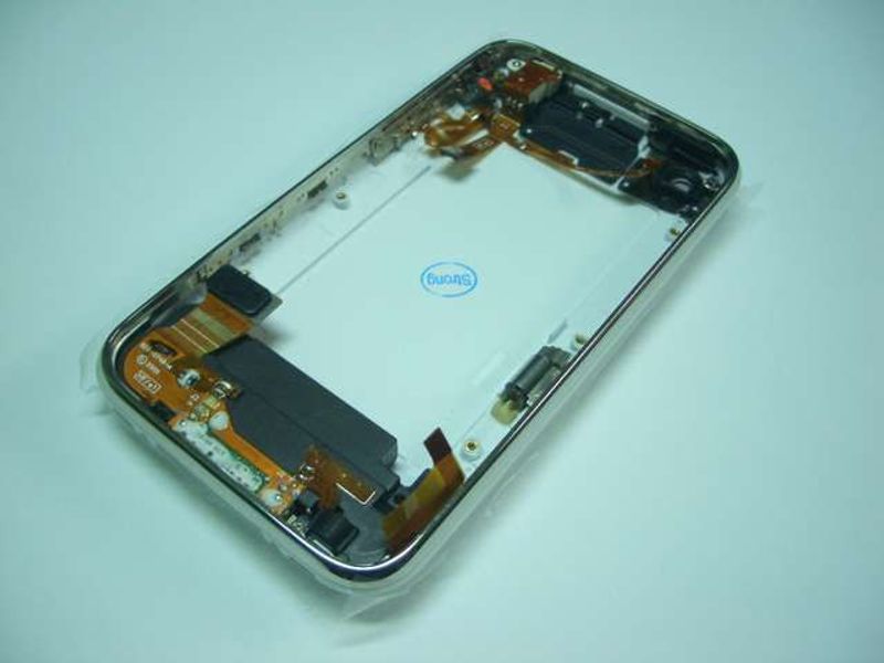 Carcasa Completa con Marco, Flex, Apple iPhone 3GS Blanca