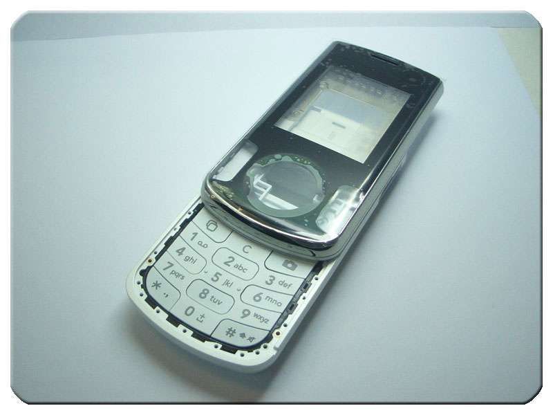 Carcasa Completa LG KF310 Blanca con Frontal Negra