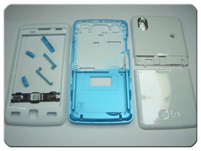 Carcasa Completa LG KP500, KP501, KP502, KP505 Blanca / Azul