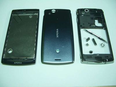 Carcasa Completa Sony Ericsson LT15 LT18 Azul con Teclado y Botones