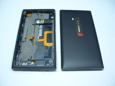 Carcasa Trasera Nokia Lumia 900 Negra con Flex