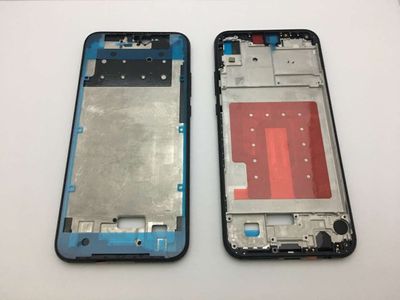 Carcasa Intermedia Marco Frontal con Pegatina Pantalla Huawei P20 Lite, Nova 3E Lite Negro