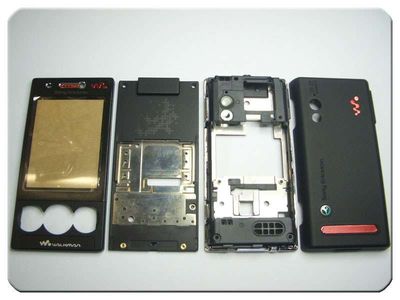 Carcasa Completa Compatible Sony-Ericsson W715 Negra