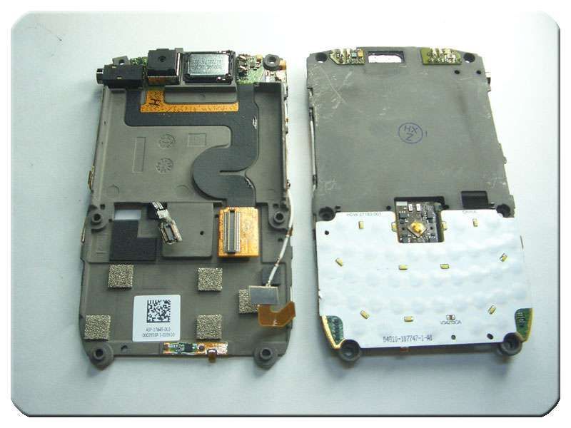 Carcasa Central BlackBerry 8900 con Flex Membrana Teclado y Joys